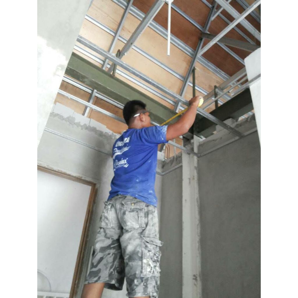 pemasangan plafon gypsum