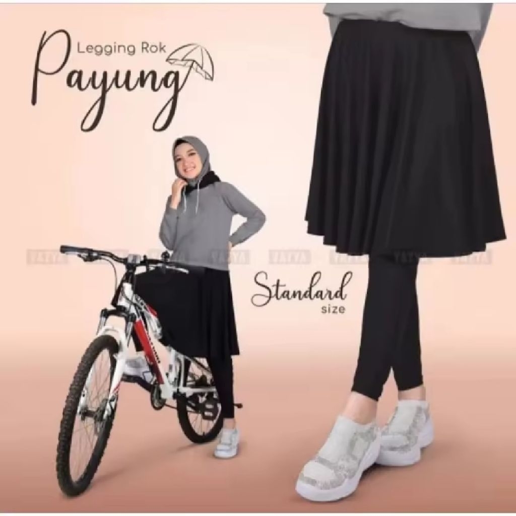 Free Promo Leging+rok SUPER JUMBO XXXL // rok leging olahraga wanita kekinian // rok senam wanita te