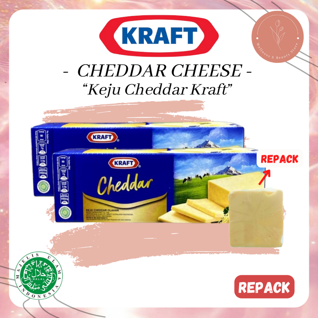 

Keju Kraft Cheddar – 250 G