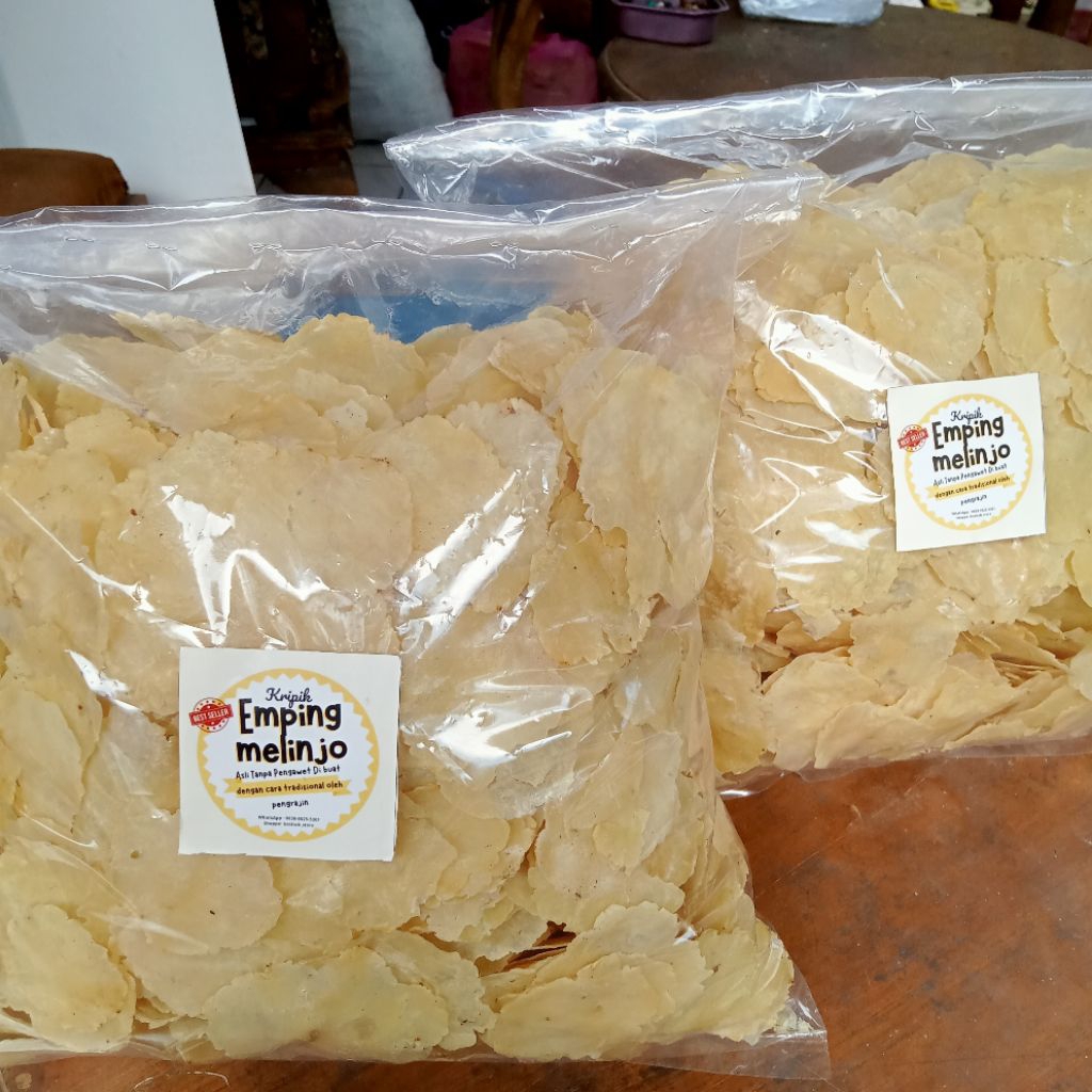 

Emping Melinjo Ukuran Sedang 500gram