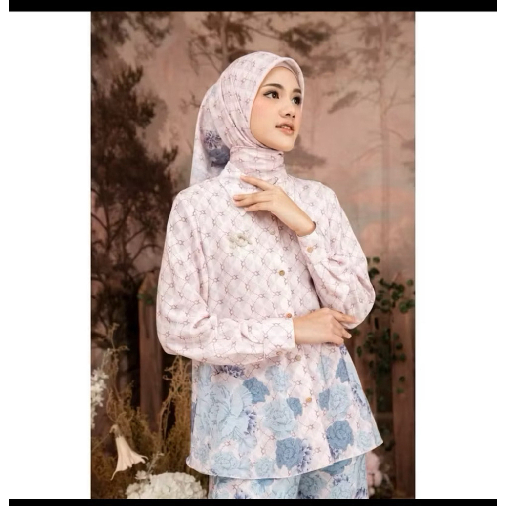 wearing klamby rosette shirt