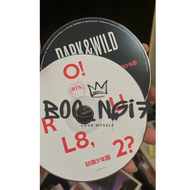 

merch bangtan cd postcard official