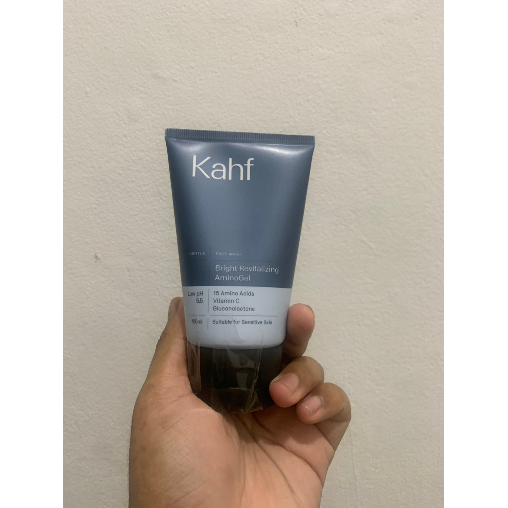 Kahf Bright Revitalizing Amino Gel Face Wash 100 ml | Man Corner