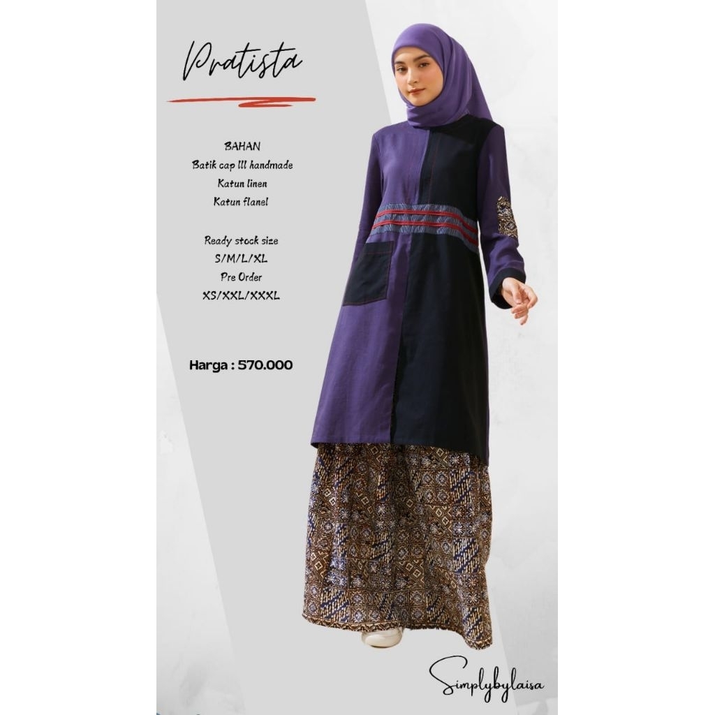 set rok tunik pratista simply by laisa
