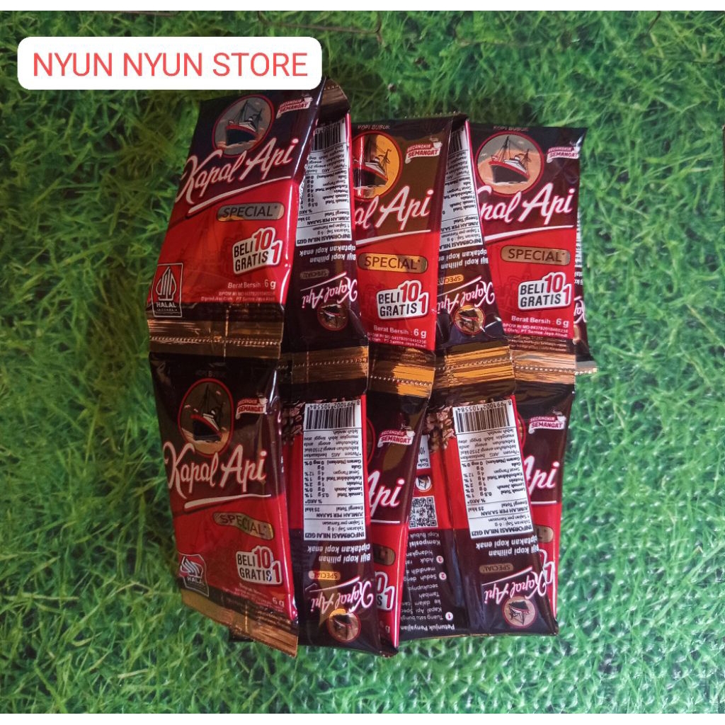 

KOPI KAPAL API SPECIAL MINI 6gr - 1 RENCENG (11 SACHET)