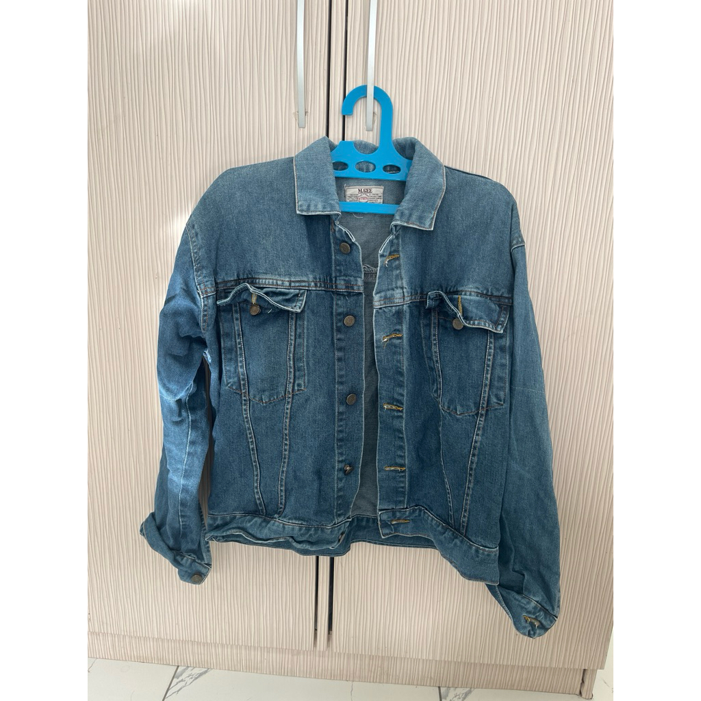 Preloved jaket jeans wanita dan pria
