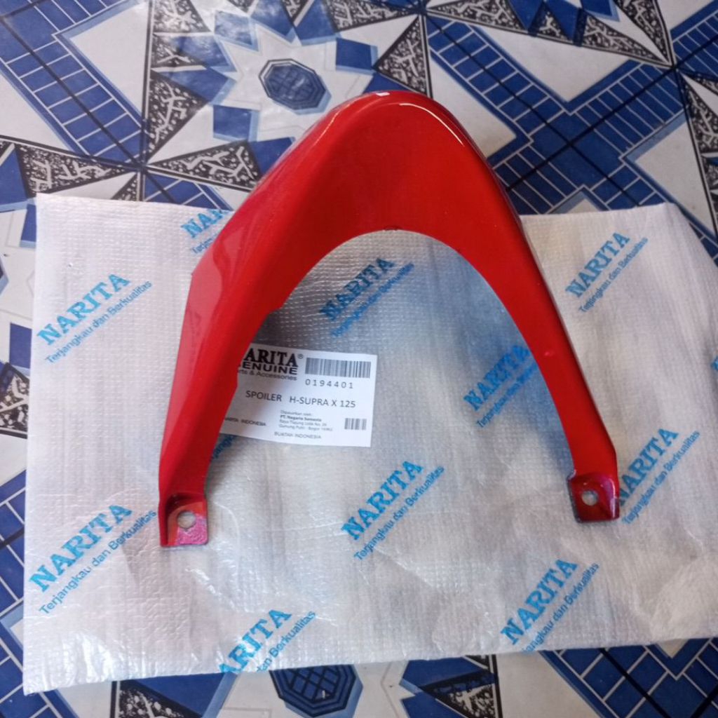 Sambungan Sayap Bawah Supra 125 Old Warna Merah