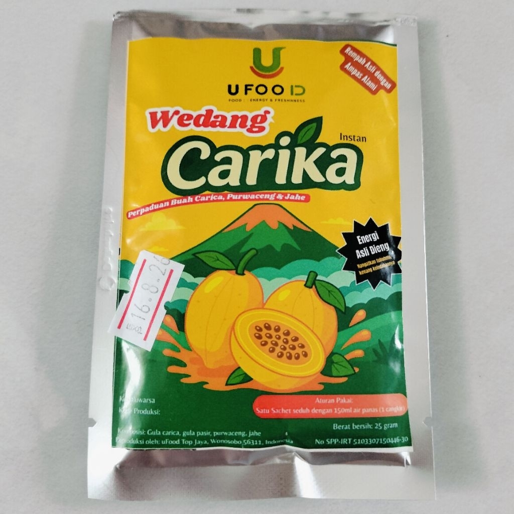 

BARU!!! WEDANG CARICA MIX PURWACENG MINUMAN HERBAL 100% ASLI DIENG WONOSOBO