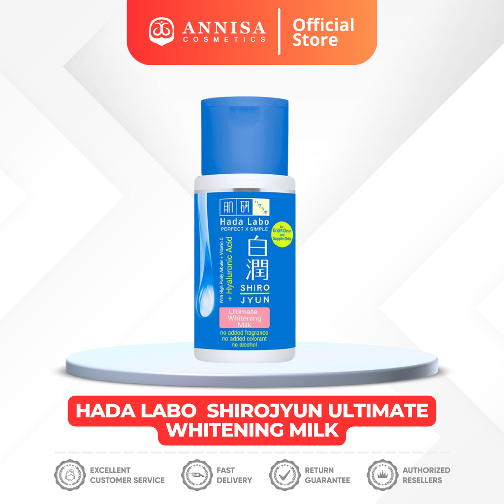 HADA LABO  Shirojyun Ultimate Whitening Milk 100ml (MOISTURIZER & TONER)