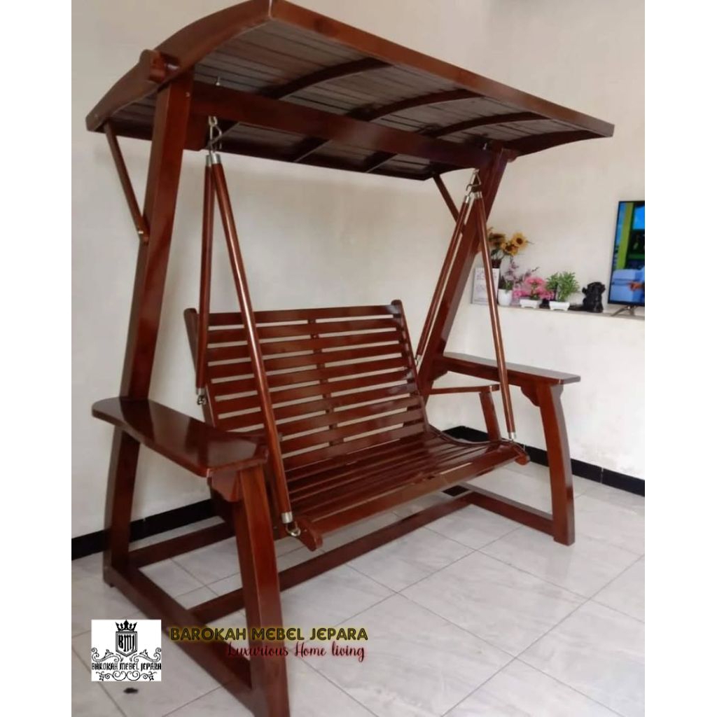 ayunan jumbo jati , ayunan outdoor , ayunan taman bahan kayu jati , ayunan garden , furniture outdoo