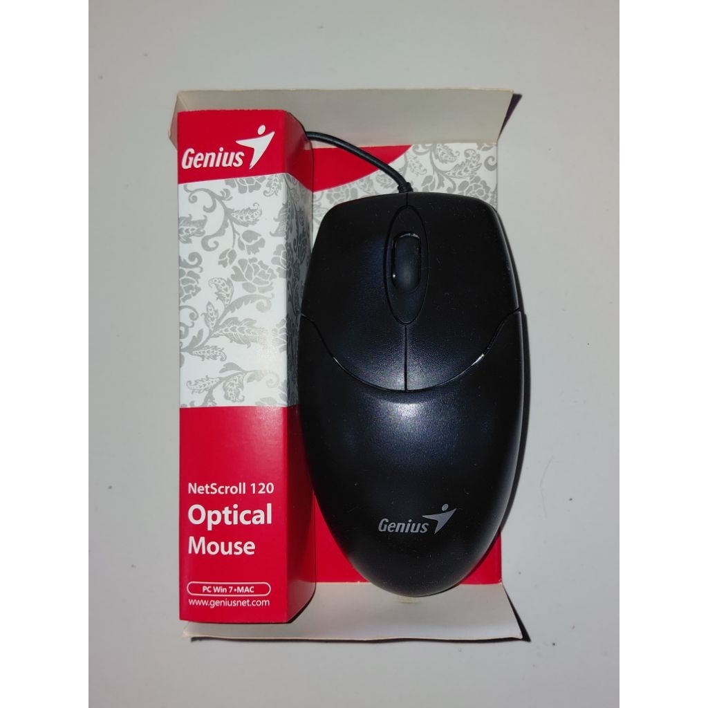 Mouse Kabel Genius NetScroll 120 Optical Mouse USB – Kompatibel PC & Laptop