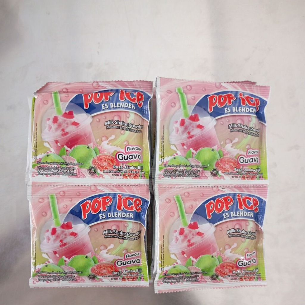 

Pop Ice Guava Renceng 10sachet 23gr