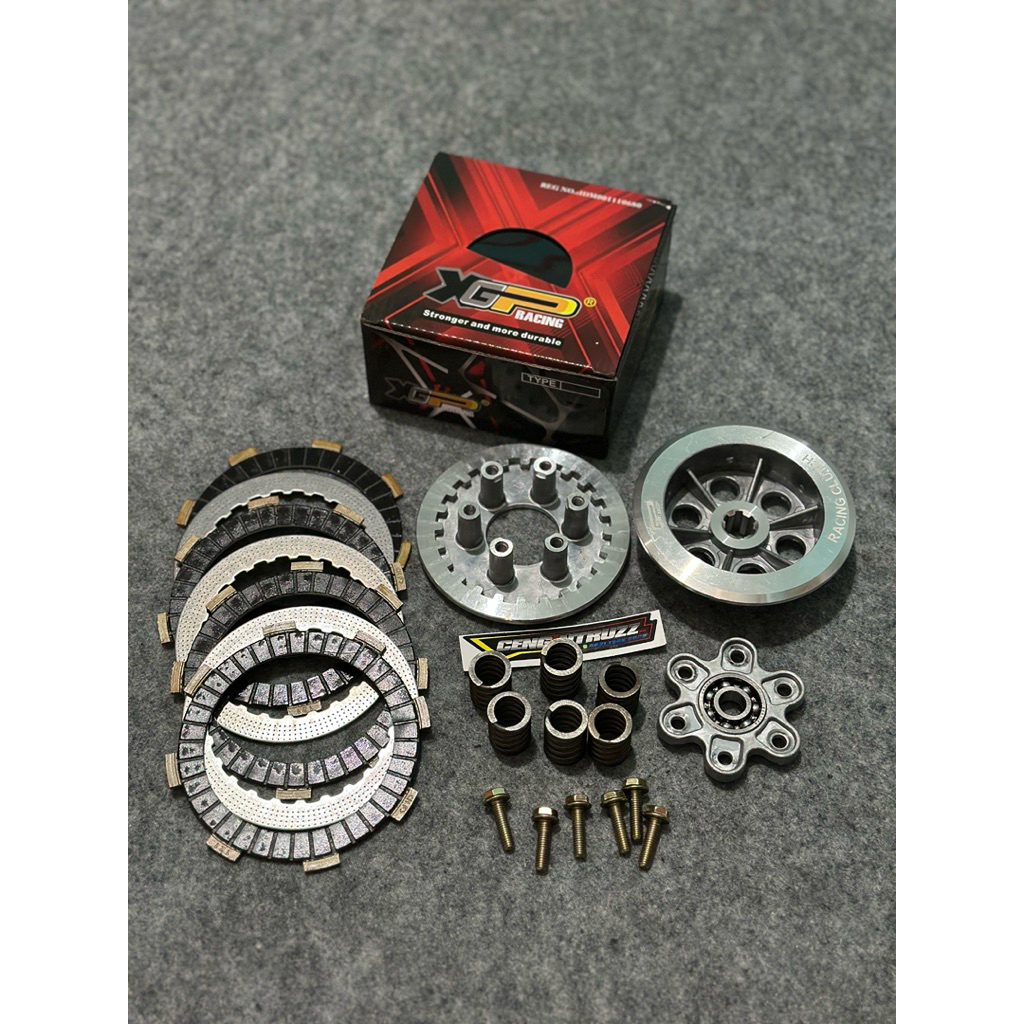 HOUSE RUMAH KAMPAS KOPLING PIR 6 SET KAMPAS 4 TANPA DRAF GEAR BUAT WIN GRAND SUPRA KODE XGP IMPORT