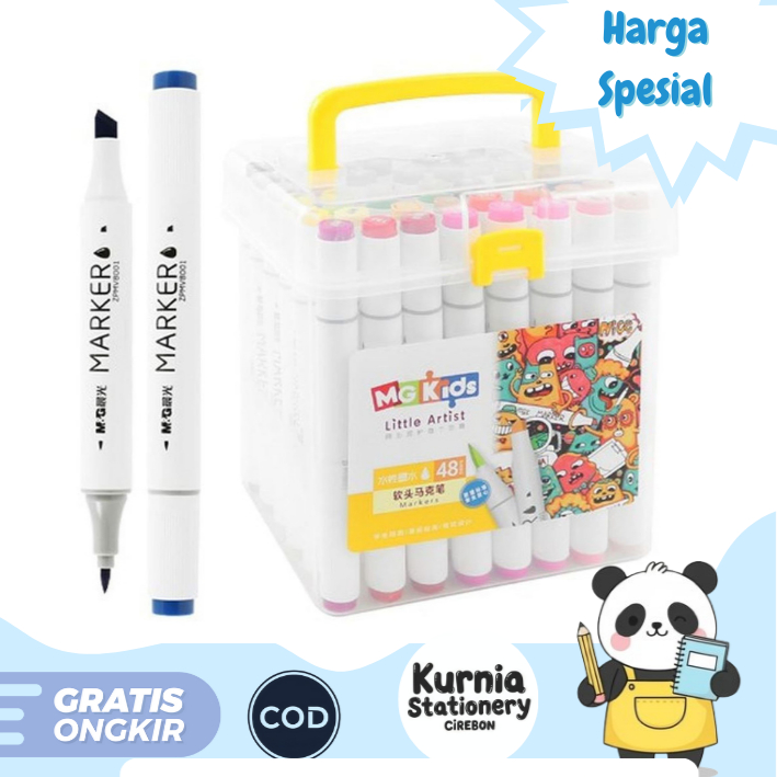 

M&G Soft Brush Color Marker / Brush Pen Little Artist APMV8035 (48 Warna)