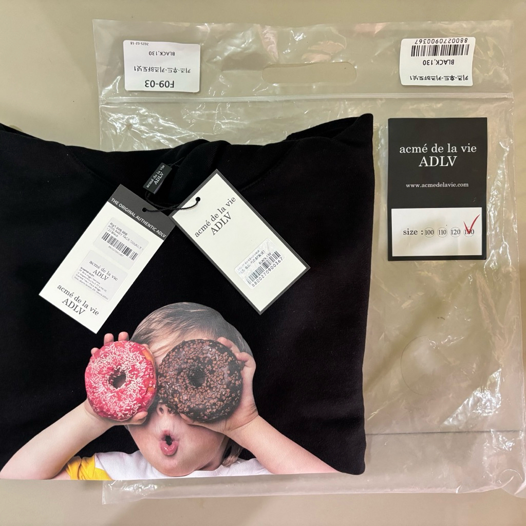 ADLV Kids Baby Face Donut Hoodie 1