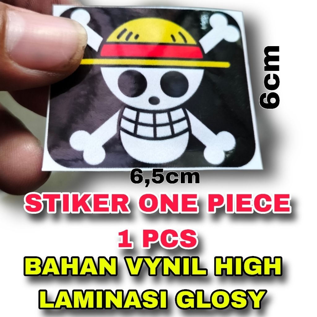 

STIKER ONE PIECE 1 BIJI BAHAN VYNIL HIGH GLOSY