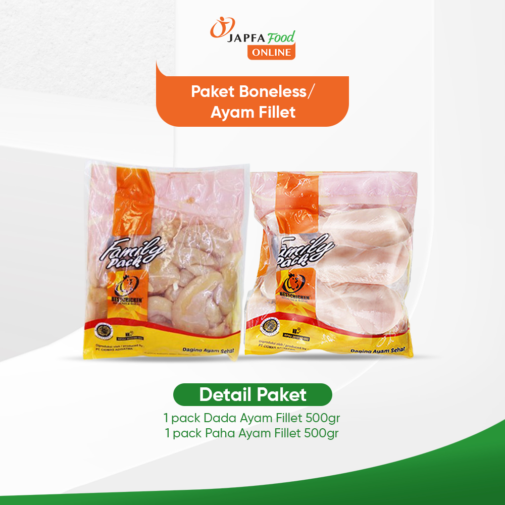 

Paket Boneless / Ayam Fillet - Paket Paha & Dada Fillet