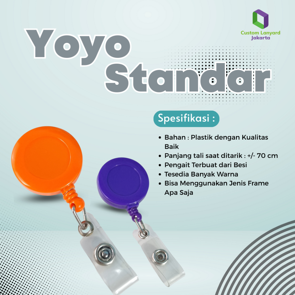 

Yoyo Tali Id Card Gantungan ID CARD Tag Name Tag STANDARD