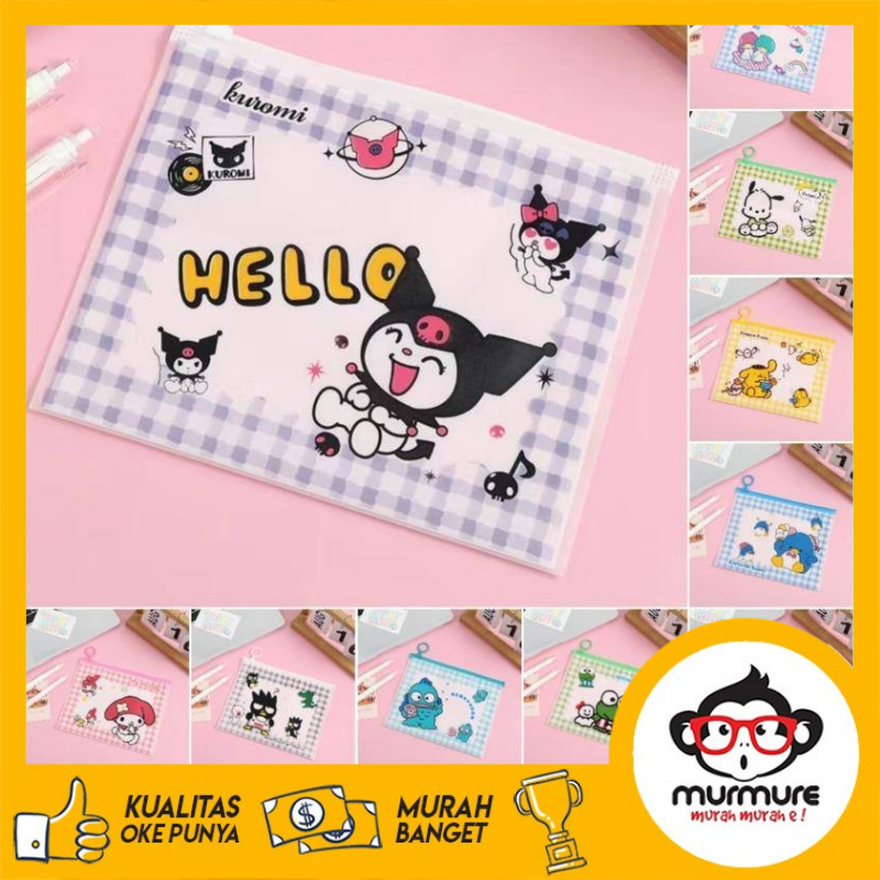 

Pouch Ziplock Motif Kuromi Cute Ziplock Plastik Terbaru Tempat Alat Tulis
