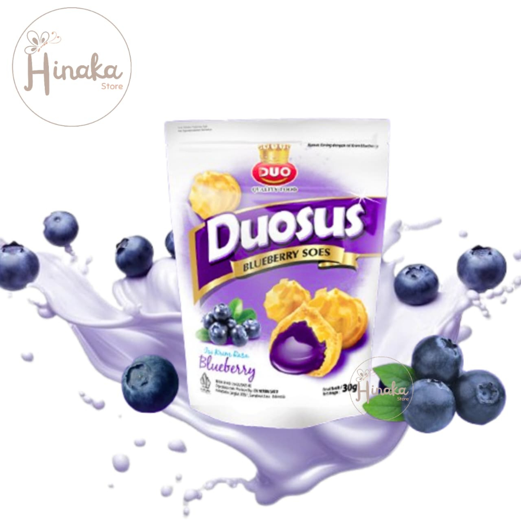 

Kue Sus - Soes Kering by Duosus isi 30 pouch isi kirim cokelat /keju /vanilla/blueberry Cemilan anak