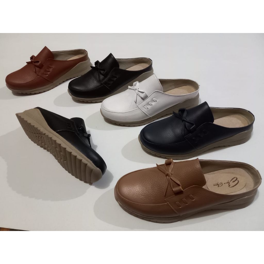 Sepatu Bustong Wanita Kulit Garut