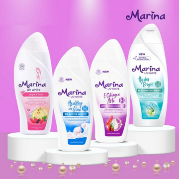 ❤GRY❤ MARINA HAND BODY LOTION / GEL UV WHITE | Hand Body Lotion