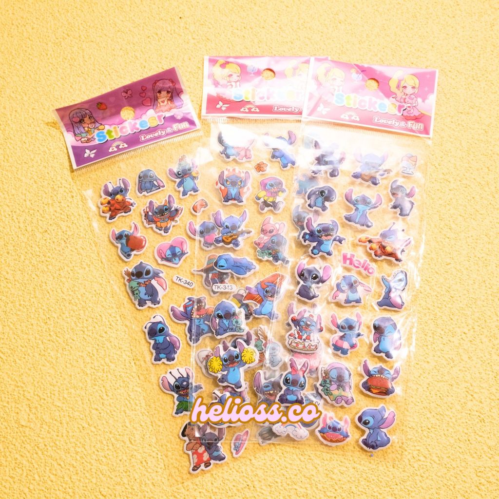 

STIKER TIMBUL STITCH MURAH STIKER ANAK STICKER 3D MOTIF STITCH LILO TERMURAH HELIOSS.CO