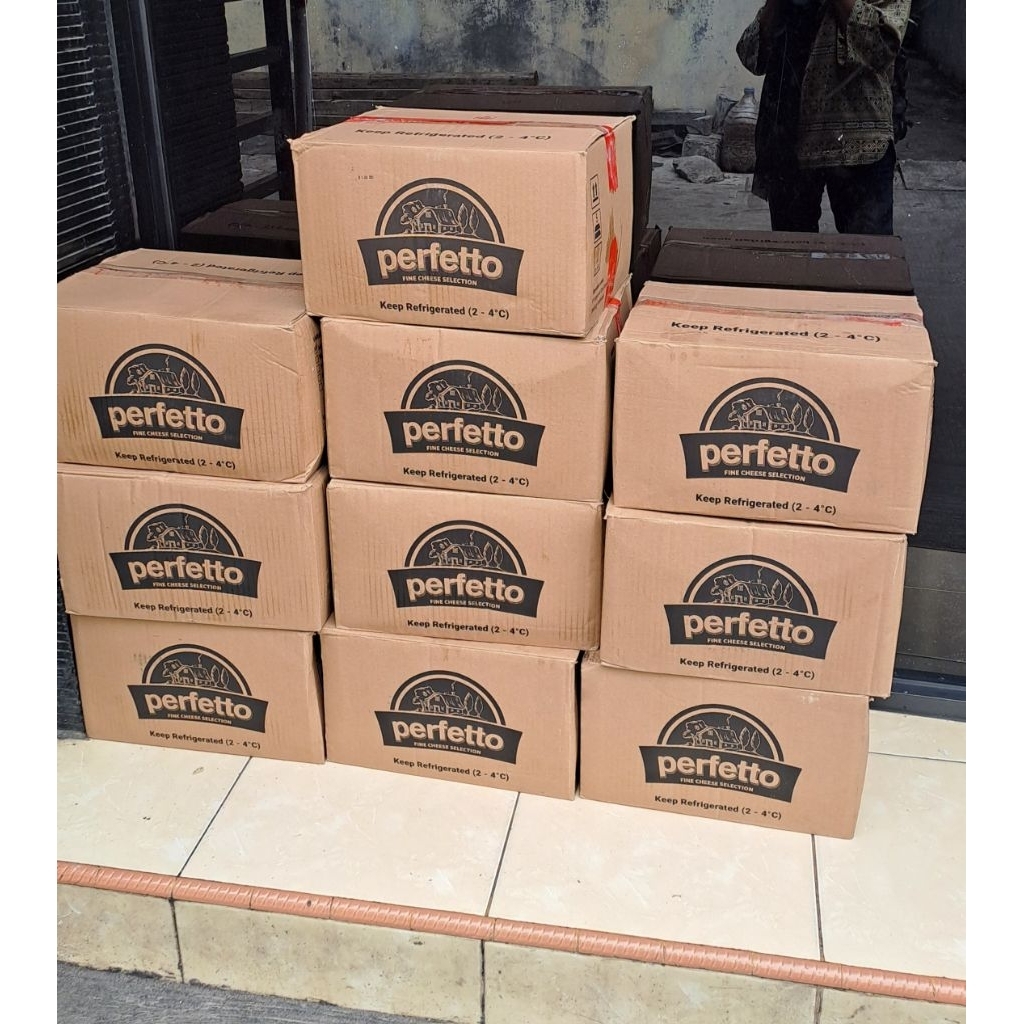 

[READY STOCK] PROMO Keju Mozarella Perfetto 250gr 1 DUS isi 48Pcs
