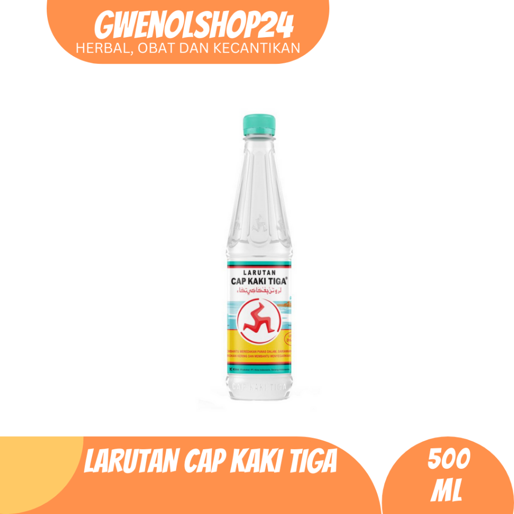 

Larutan Cap Kaki Tiga 500ml | Pereda Panas Dalam Tenggorokan