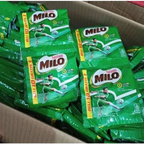 

JRstore - IND - Milo Activ GO Nestle Susu Bubuk Sachet 34gr 1 Renceng Isi 11pcs