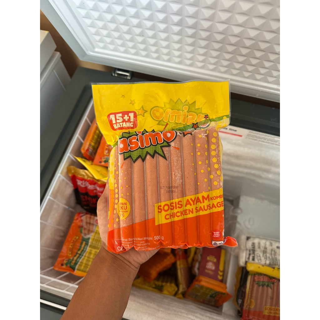 

Sosis Ayam Asimo (Isi 16pcs) 500gr
