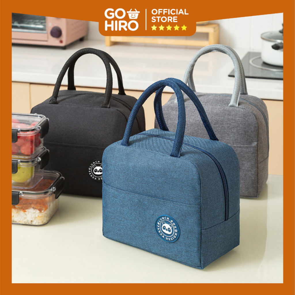 Tas Bekal Kantor Thermal Beruang Travel Friendly / Lunch Bento Bag Premium Leak-Proof