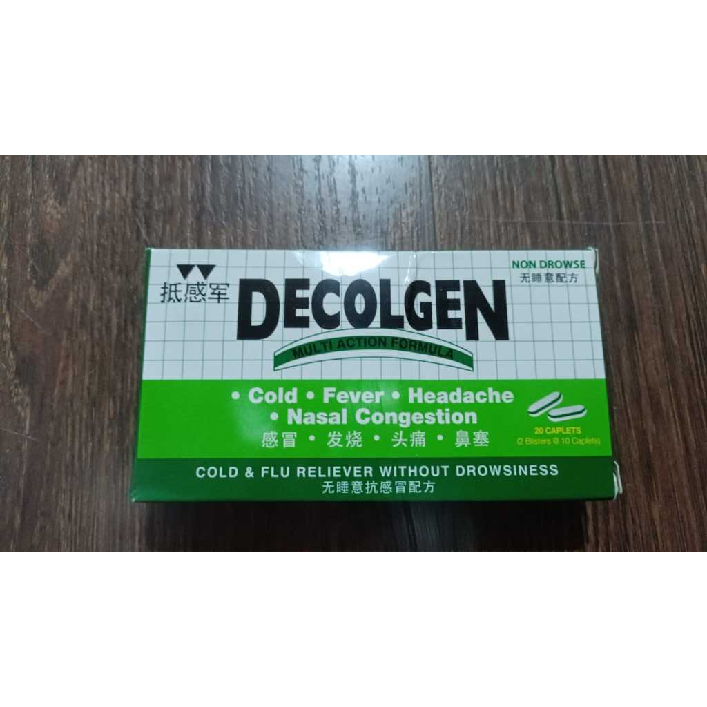 DECOLGEN COLD FEVER HEADACHE SINGAPORE