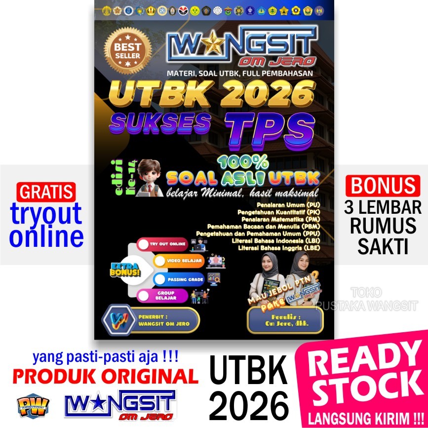 Buku Wangsit Om Jero UTBK SNBT Sukses TPS 2026
