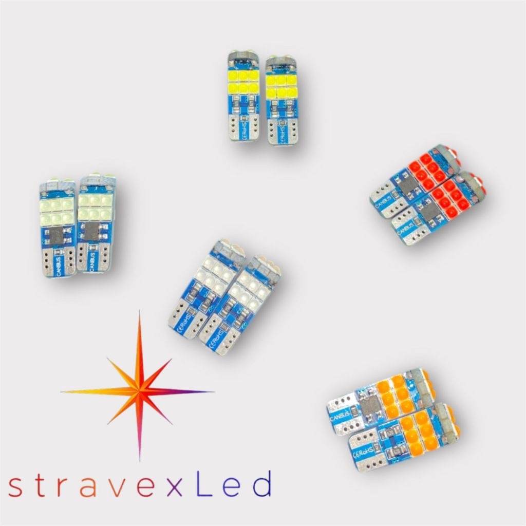 LAMPU SEIN LED MOTOR CANBUS 15 MATA MINI SUPER TERANG UNIVERSAL LAMPU LED SEIN MOTOR MOBIL T10