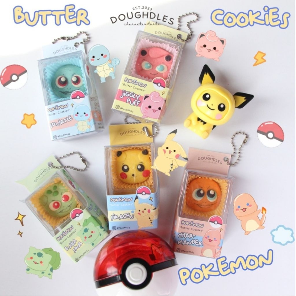 

Butter Cookies Sandwich Individual karakter POKEMON