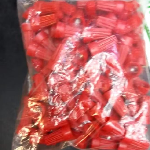 Lasdop merah isi @100pcs