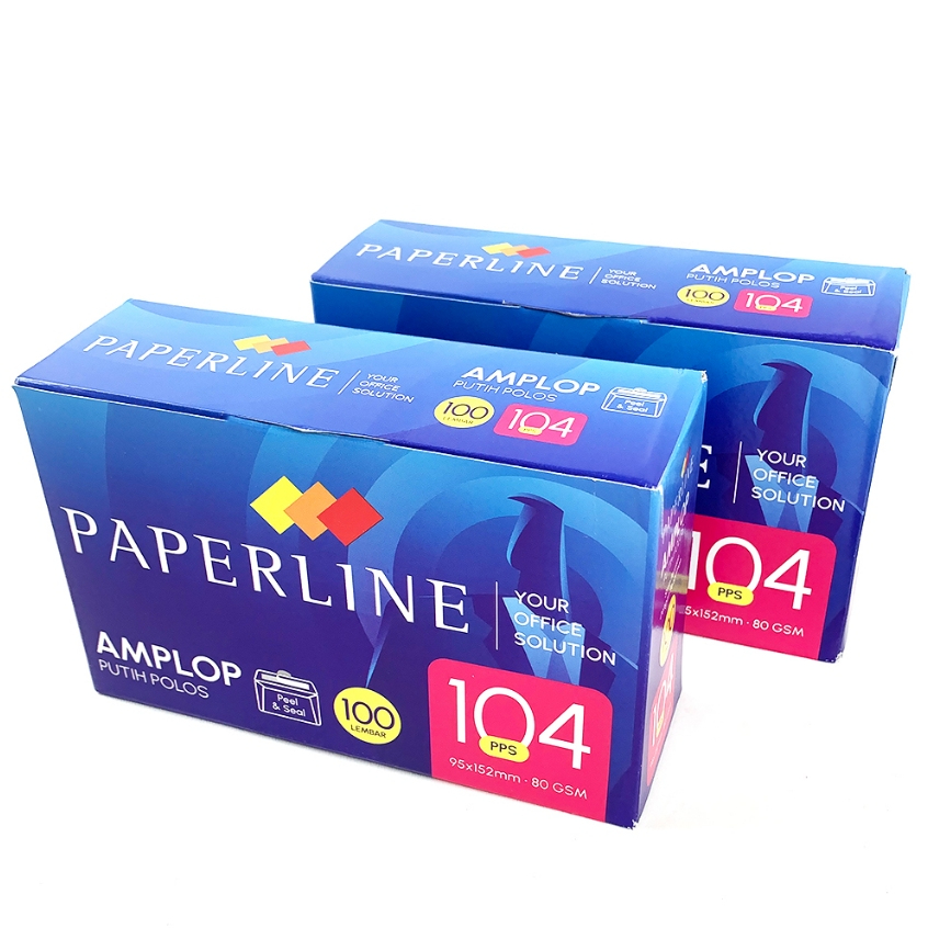 

PAPERLINE Amplop Putih Polos Ukuran 95x152mm 104PPS