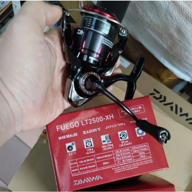 reel daiwa fuego LT 2500 3000 cxh 2023 power handel
