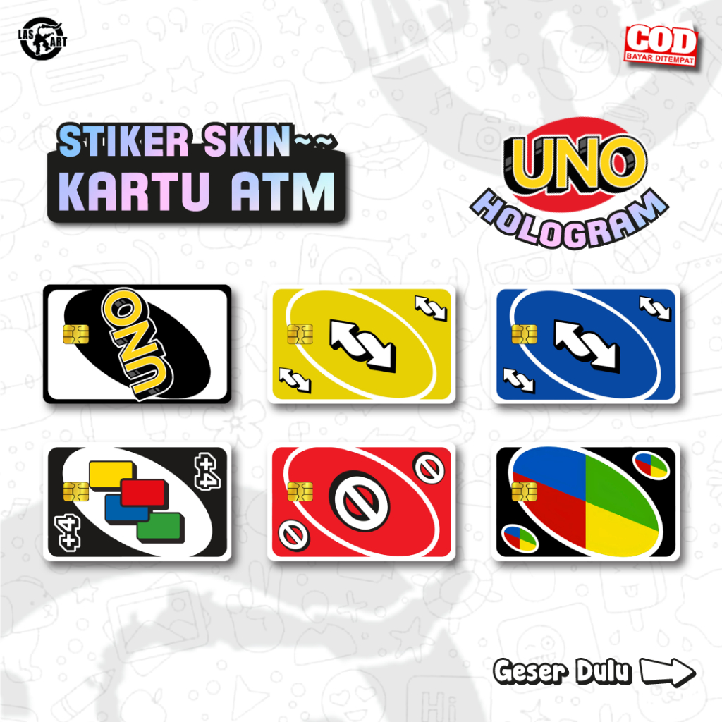 

HOLOGRAM STIKER ATM GAMBAR UNO UNTUK ATM || E-MONEY || FLAZZ || E-TOLL || BR1ZZ1 || KMT || VINYL