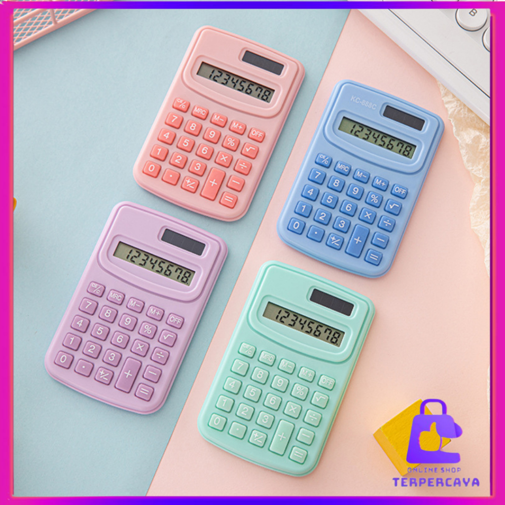 

OST Kalkulator Mini Warna Warni Pastel Kalkulator Kecil 8 Digit Calculator Mini Pocket Full Color Warna Macaroon Lucu Kalkulator Portable Praktis Untuk Anak Sekolah Pelajar Mahasiswa Belajar Ujian Kantor