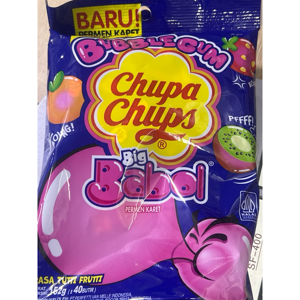 

BIG BABOL BUBBLEGUM CHUPA CHUPS ISI 40pcs