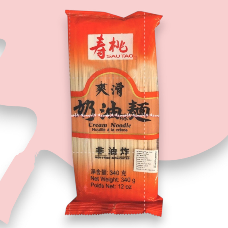 

Sautao Cream Noodle 340gr Noullie a La Creme Mie Kering Rasa Krim Cream Noodle Sau Tao Memuat Pasta Spagetti