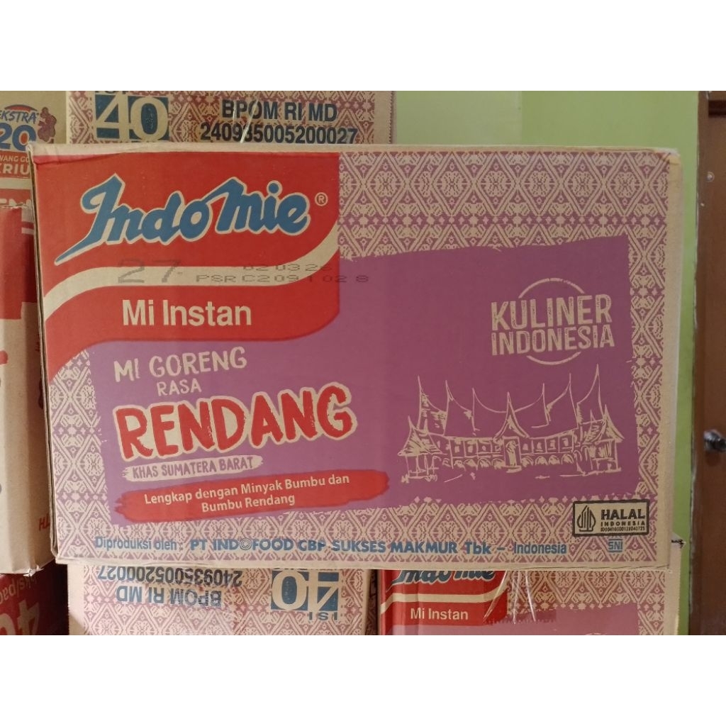 

Indomie Goreng Rendang 1 Karton (40 pcs)