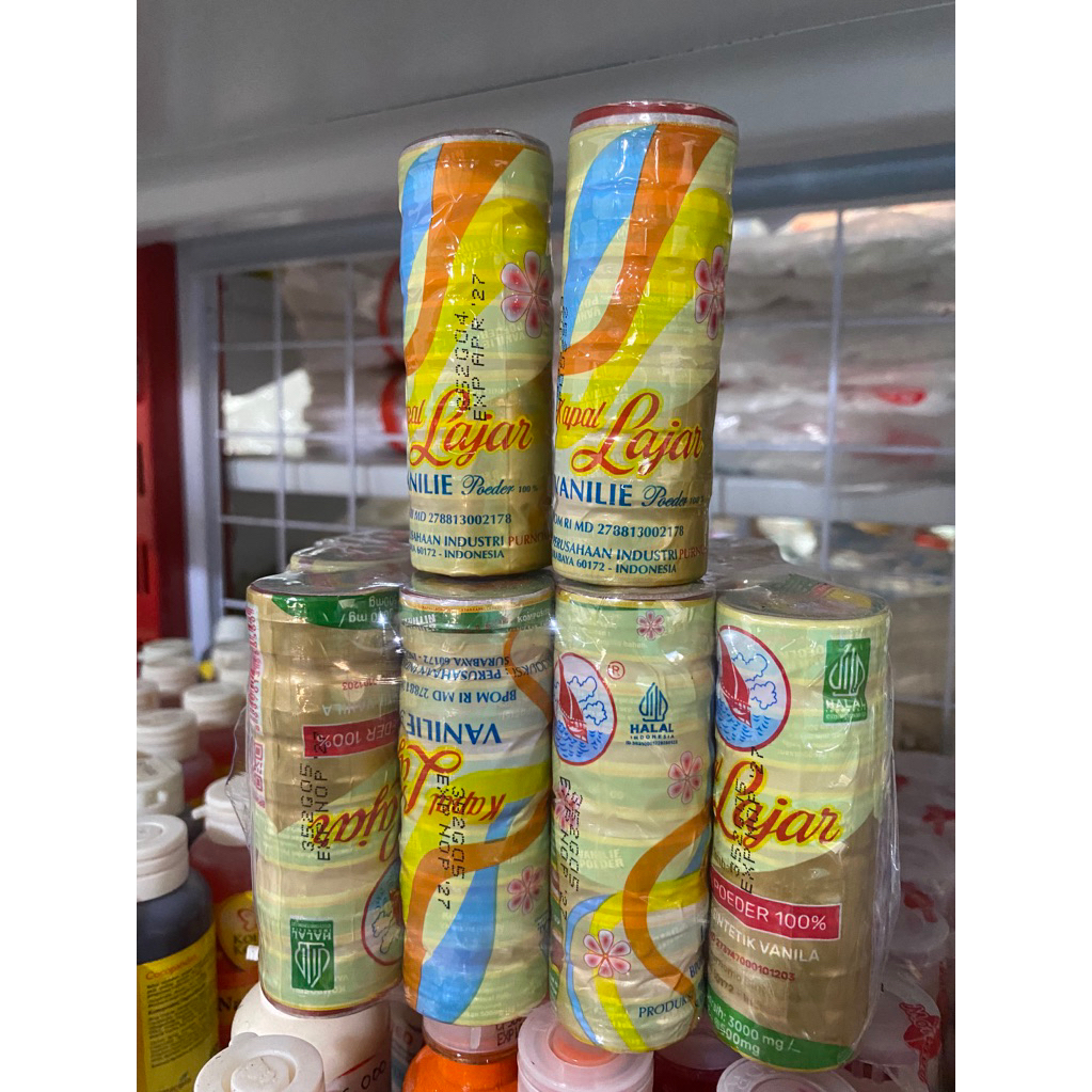 

Vanili Bubuk Lajar/Vanili bubuk/vanili 1 slop/perisa makanan