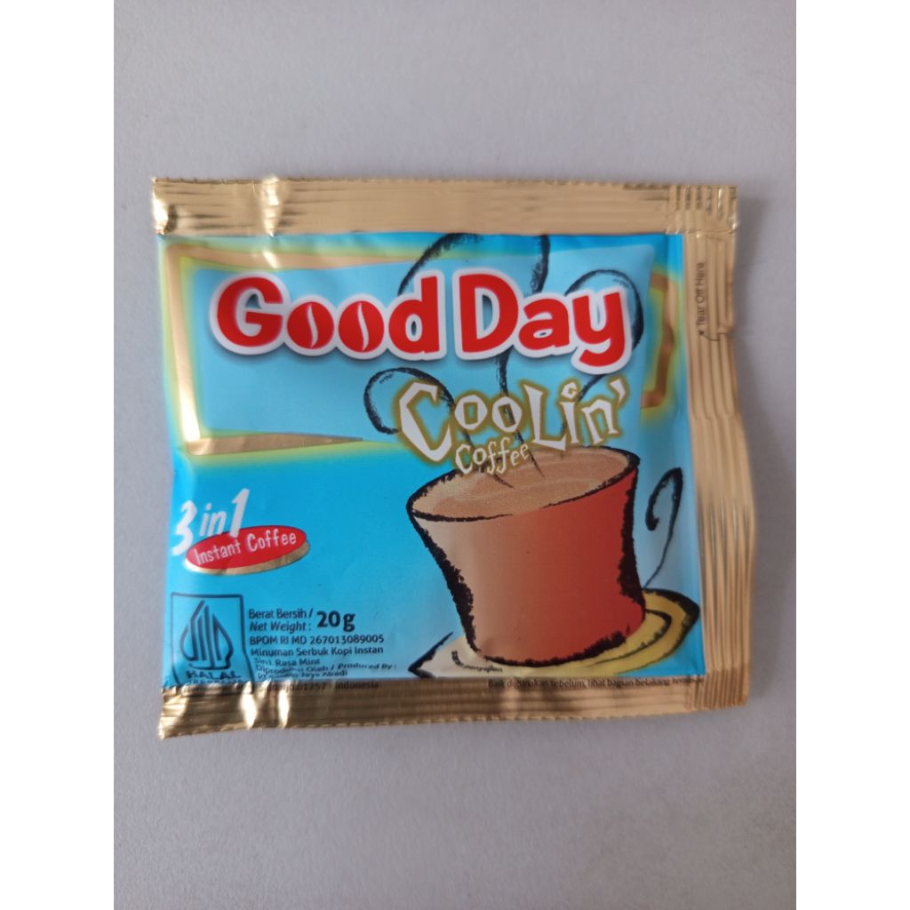 

KOPI INSTAN GOOD DAY COOLIN COFFE RENCENG ISI 10 SACHET
