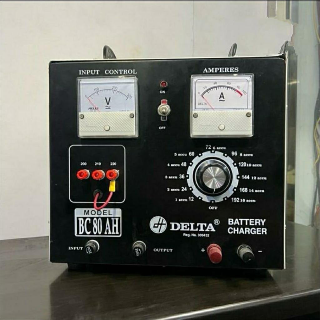 CHARGER BATTERY DELTA 80A / CES AKI DELTA 80AMP / CHARGER AKIDELTA 80