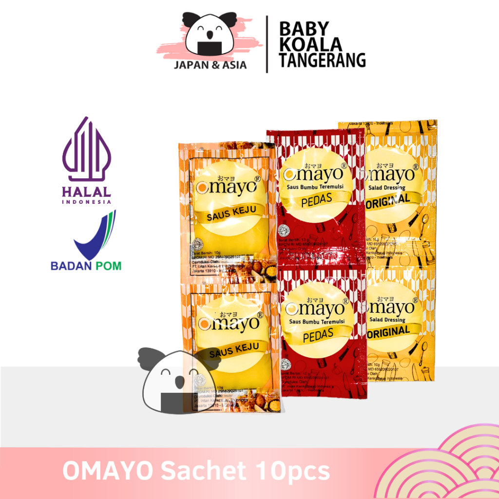 

OMAYO Mayo Pedas Renteng 10 pcs Halal │ Mayonnaise Spicy -BKT