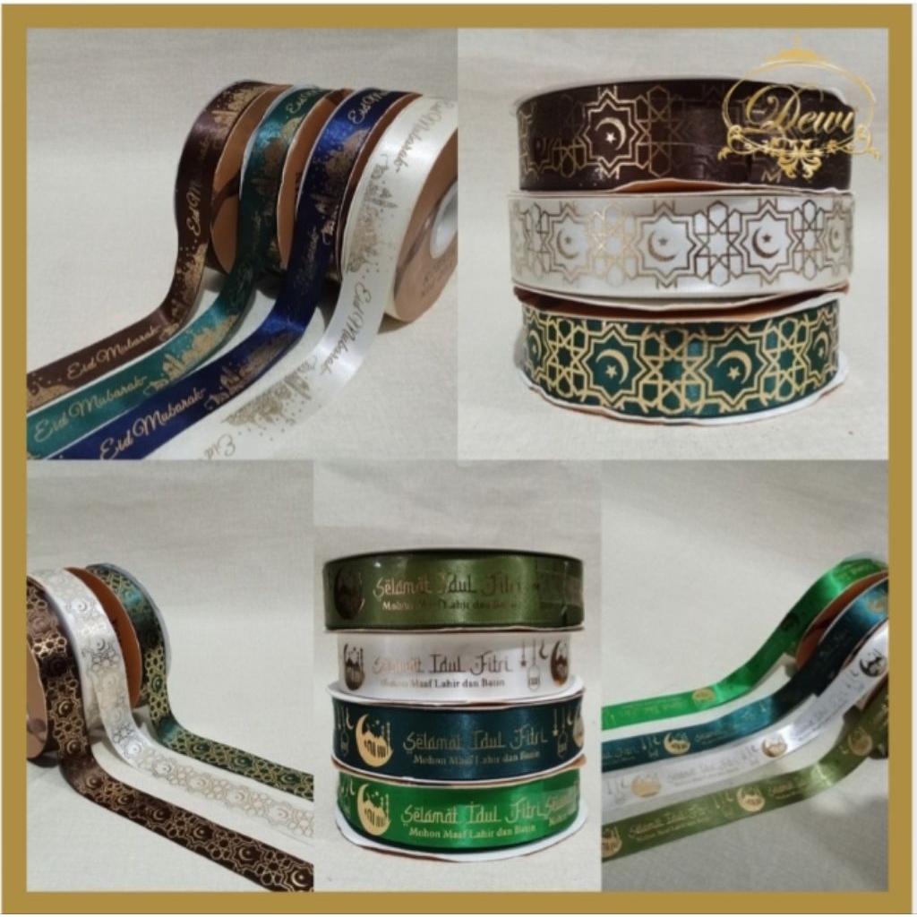 

READYY Pita Lebaran Satin Lebar 2,5cm Permeter