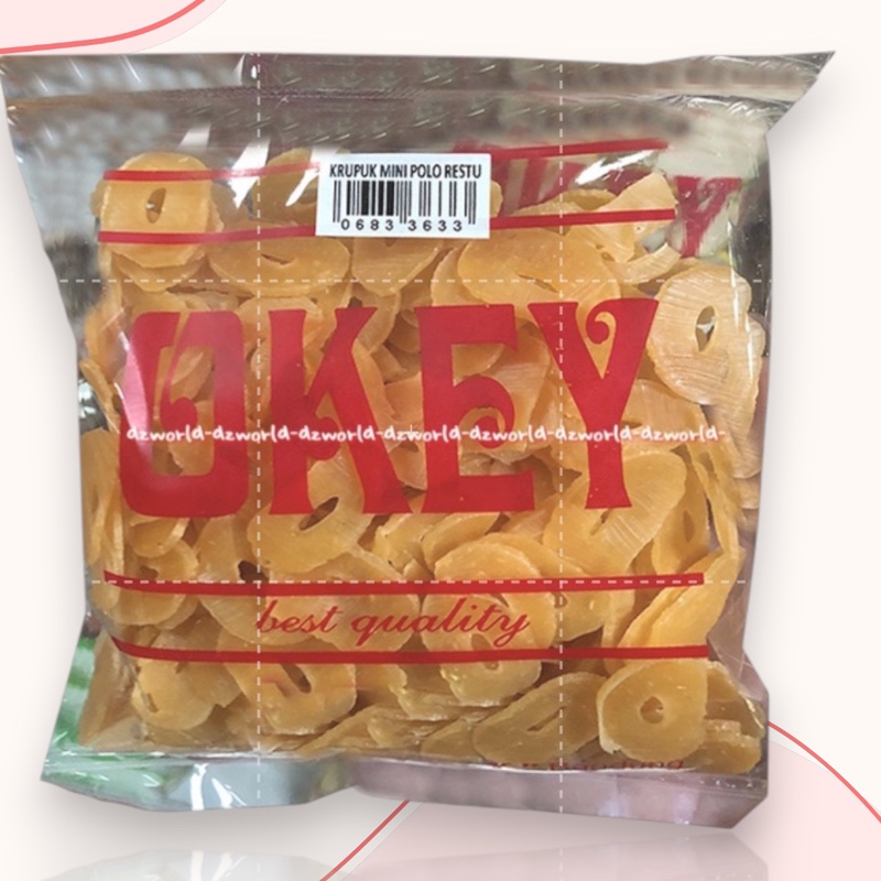 

Okey Kerupuk Mini Polo Restu 200gr O Cracker Krupuk Bulat Kecil Lingkaran Siap Goreng Oke Crackers Ok Okay